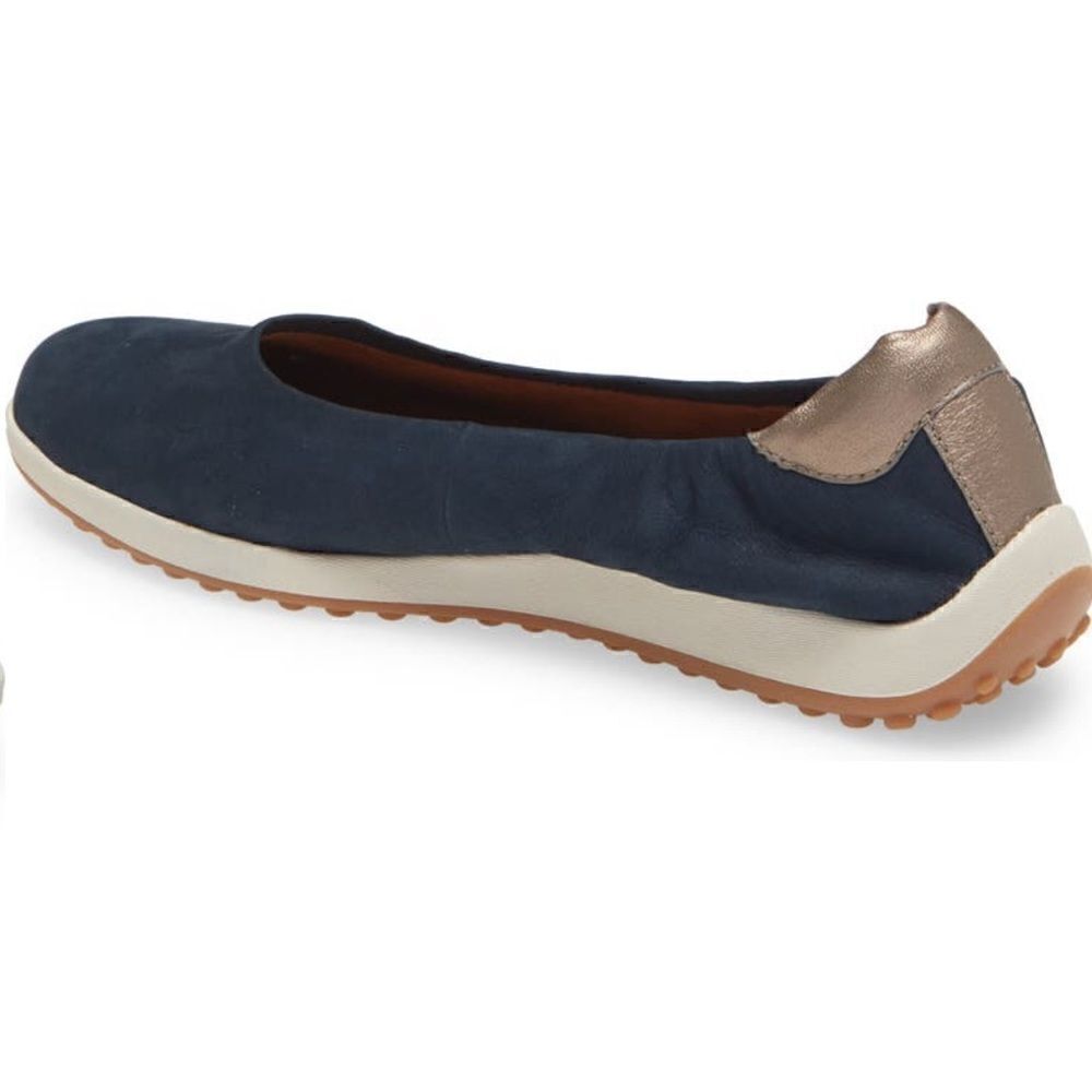 NEW Caslon comfy flat leather navy blue 6.5 - Picture 4 of 11